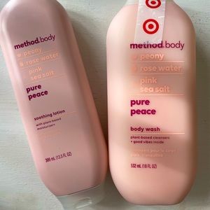 Method Pure Peace body wash and lotion